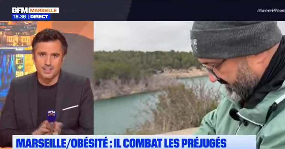 Reportage : Pascal, défi sportif et message social sur BFM Marseille